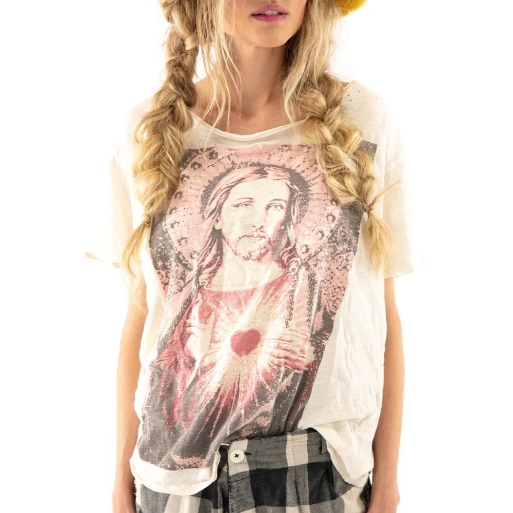 Magnolia Pearl Fountain Of Mercy Tee Moonlight NWT - Picture 2 of 3
